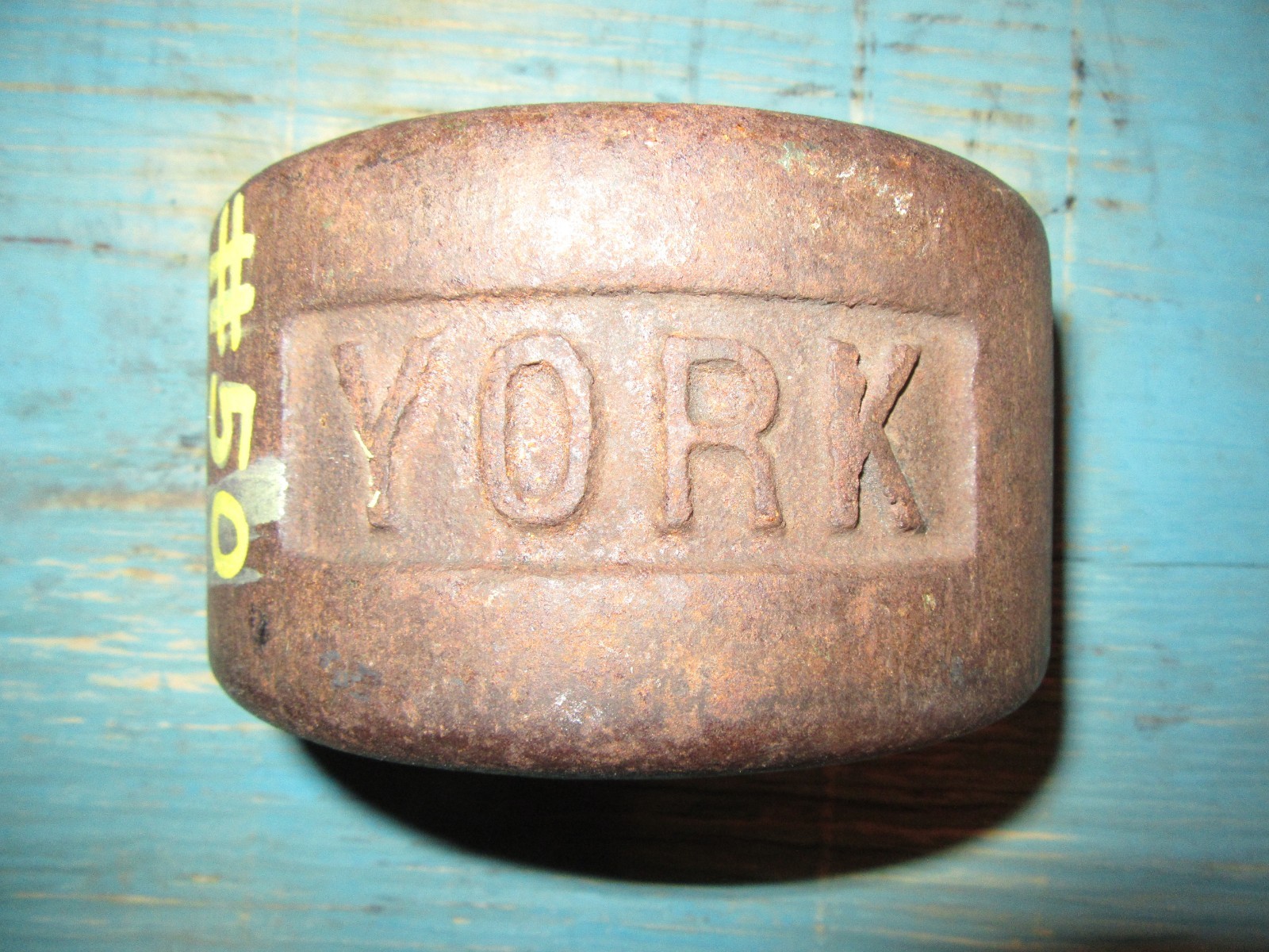 YORK Roundhead Half 50 Pound Blob Grip YORK Side 1st Generation