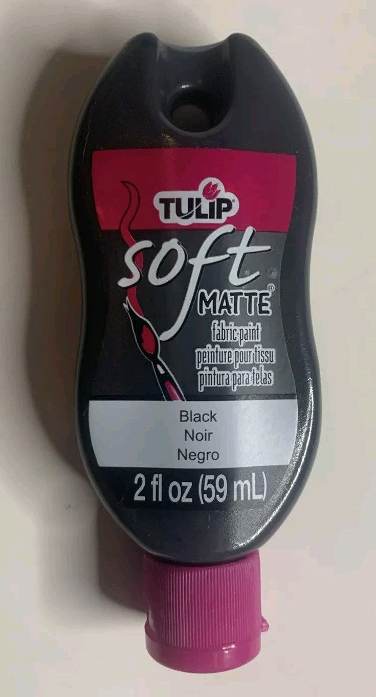 Tulip Soft Matte Fabric Paint 2oz Black