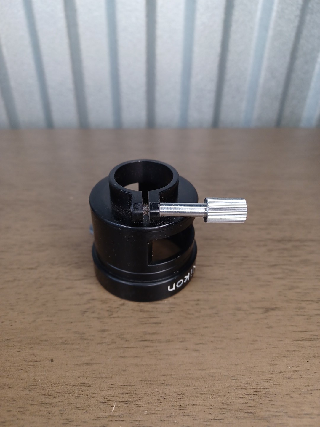 OEM Nikon MICROSCOPE CAMERA LENS ADAPTER Vjntage Black With Leather Case !