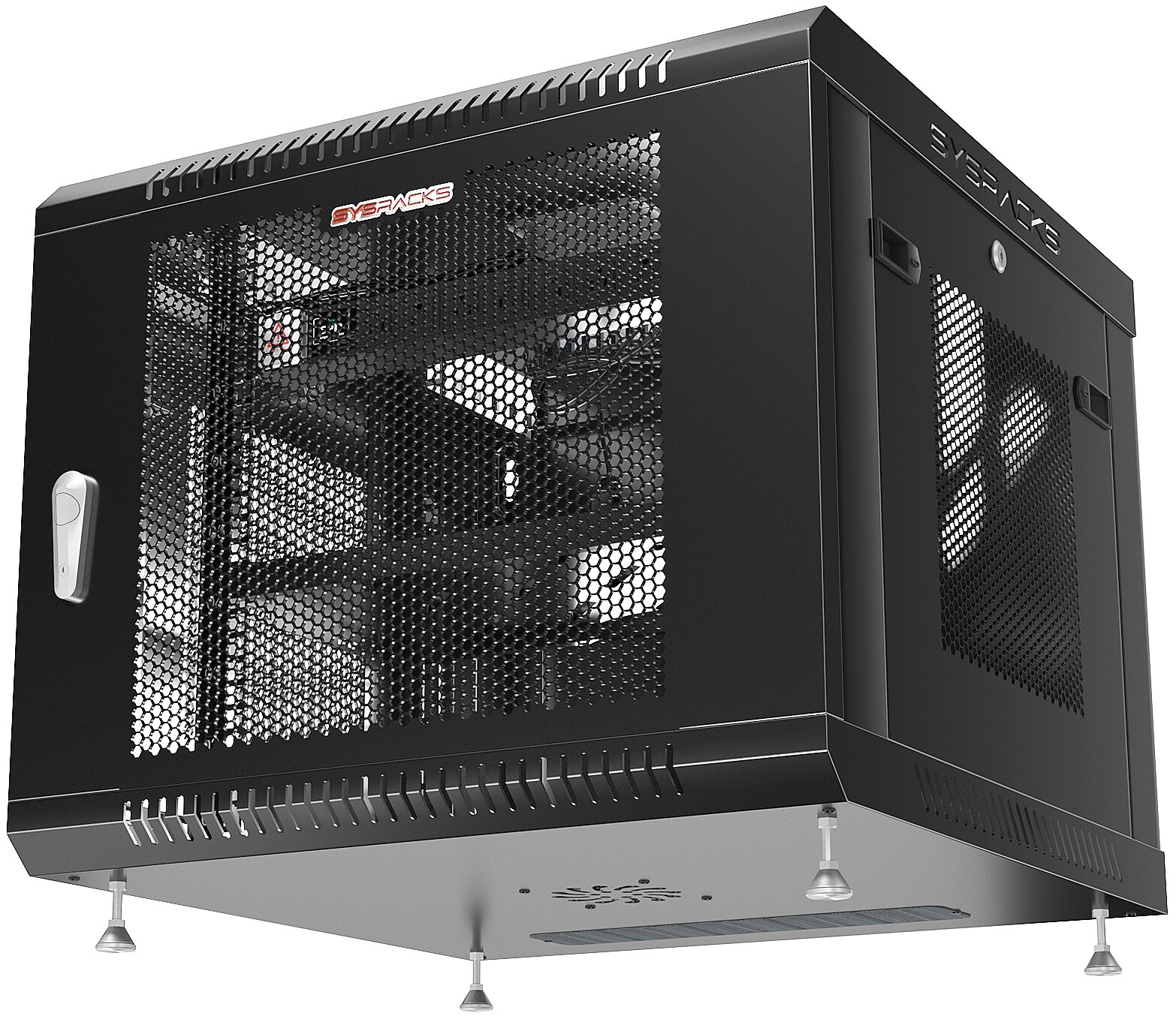 9U Sysracks Wall Mount IT Data Network Server Rack Cabinet Enclosure 24" Depth