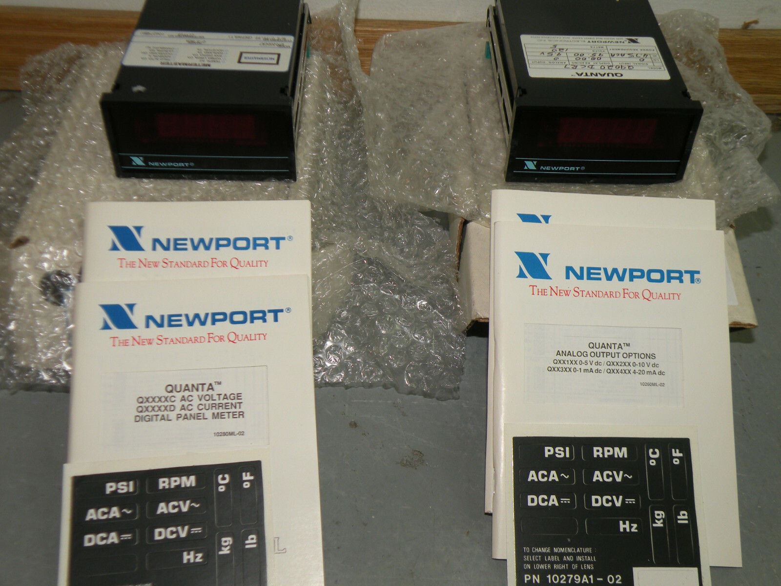(1) NEWPORT QUANTA Q9020 DCR7 DIGITAL PANEL METER NIB