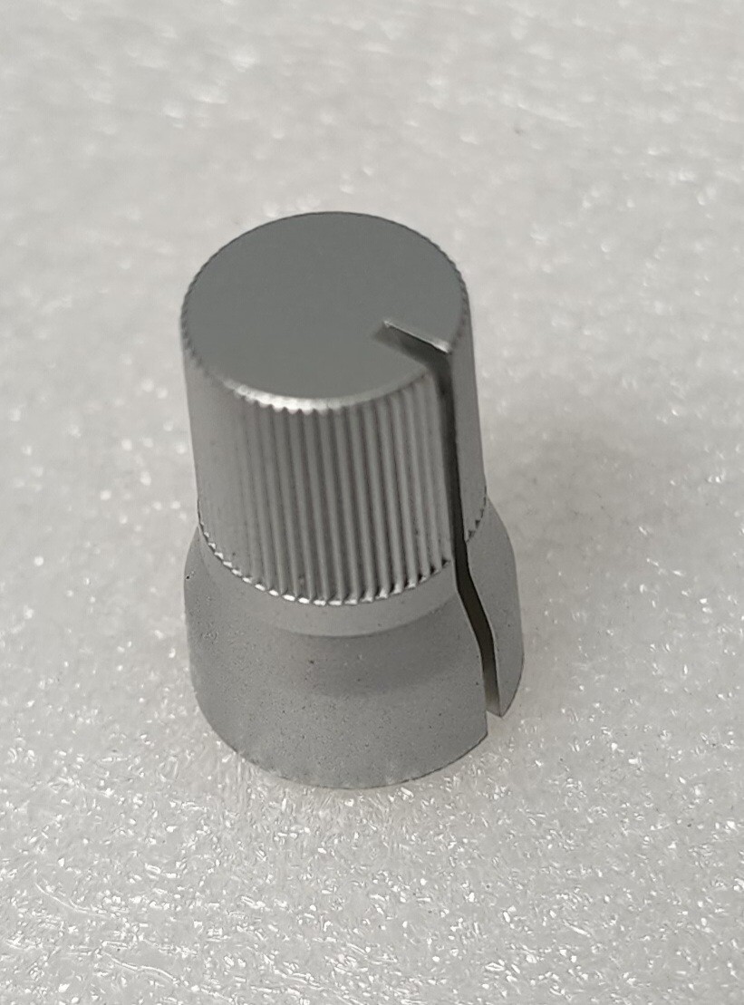 Vestax PMC Mixers  Silver Knob with "D" Shaft Mount  3 o'clock pointer position