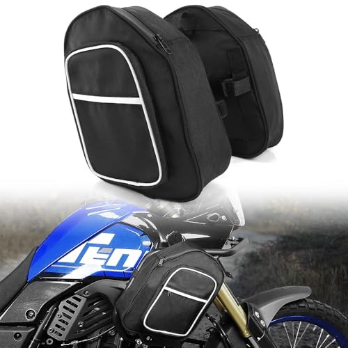 2pcs Universal Crash Bar Motorcycle Bags Compatible with Harley series