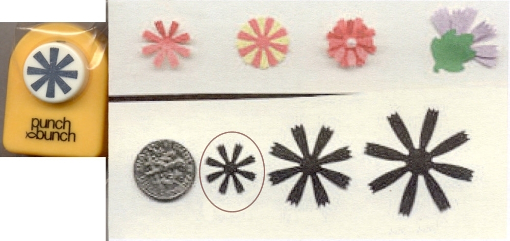 Small Cosmos Flower Paper Punch by Punch Bunch Scrapbook-Cardmaking-Quilling