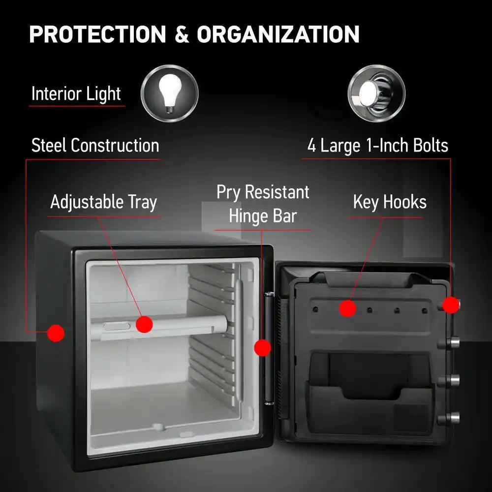 SentrySafe Steel Safe Digital Combination Lock Fireproof/Waterproof 1.2 cu. ft.