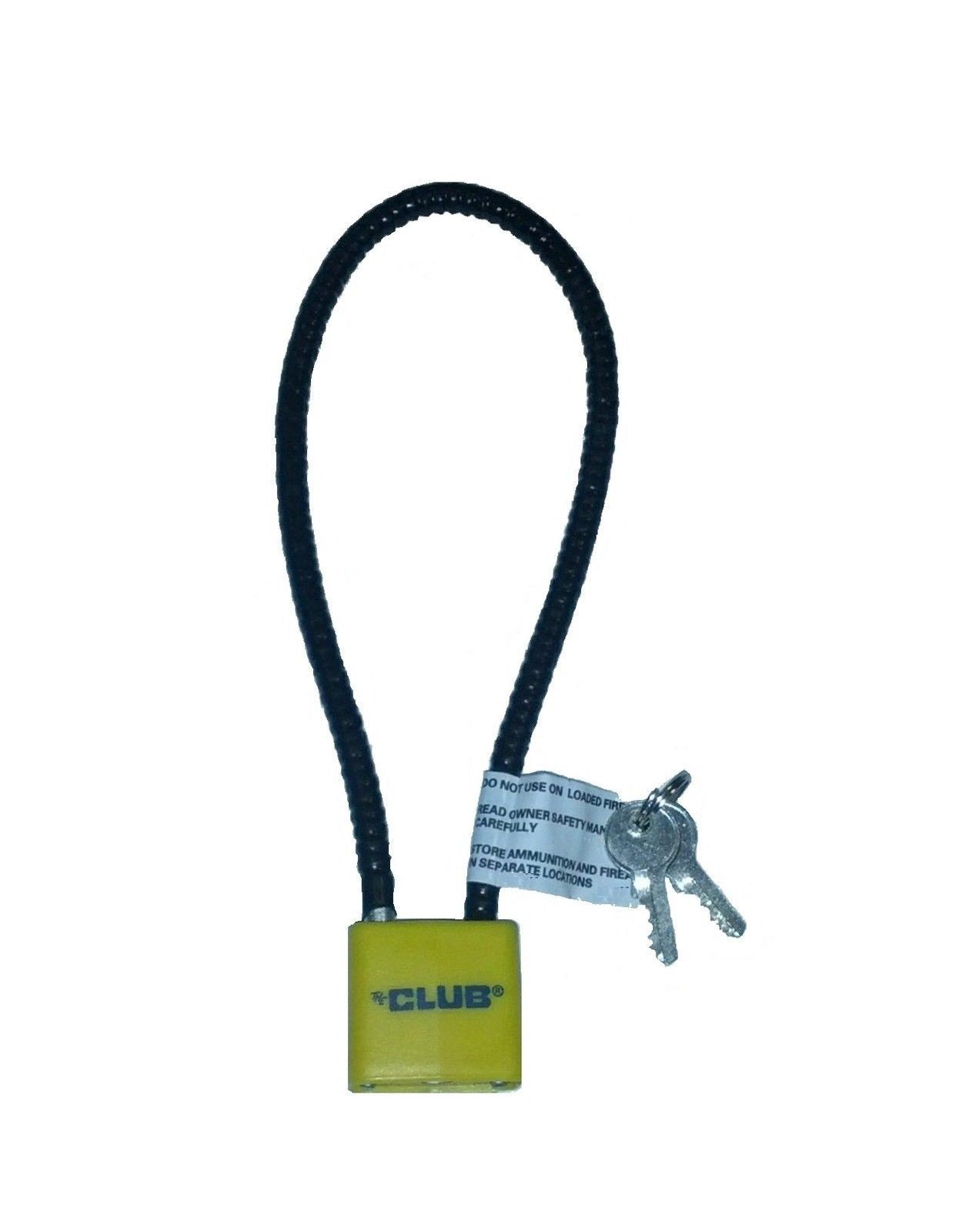 10 Pack California Approved Keyed Alike Club Brand Gun CABLE Lock