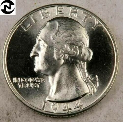 1944-D Washington Quarter ~ Gem BU ~ 90% Silver ~ 1 Coin