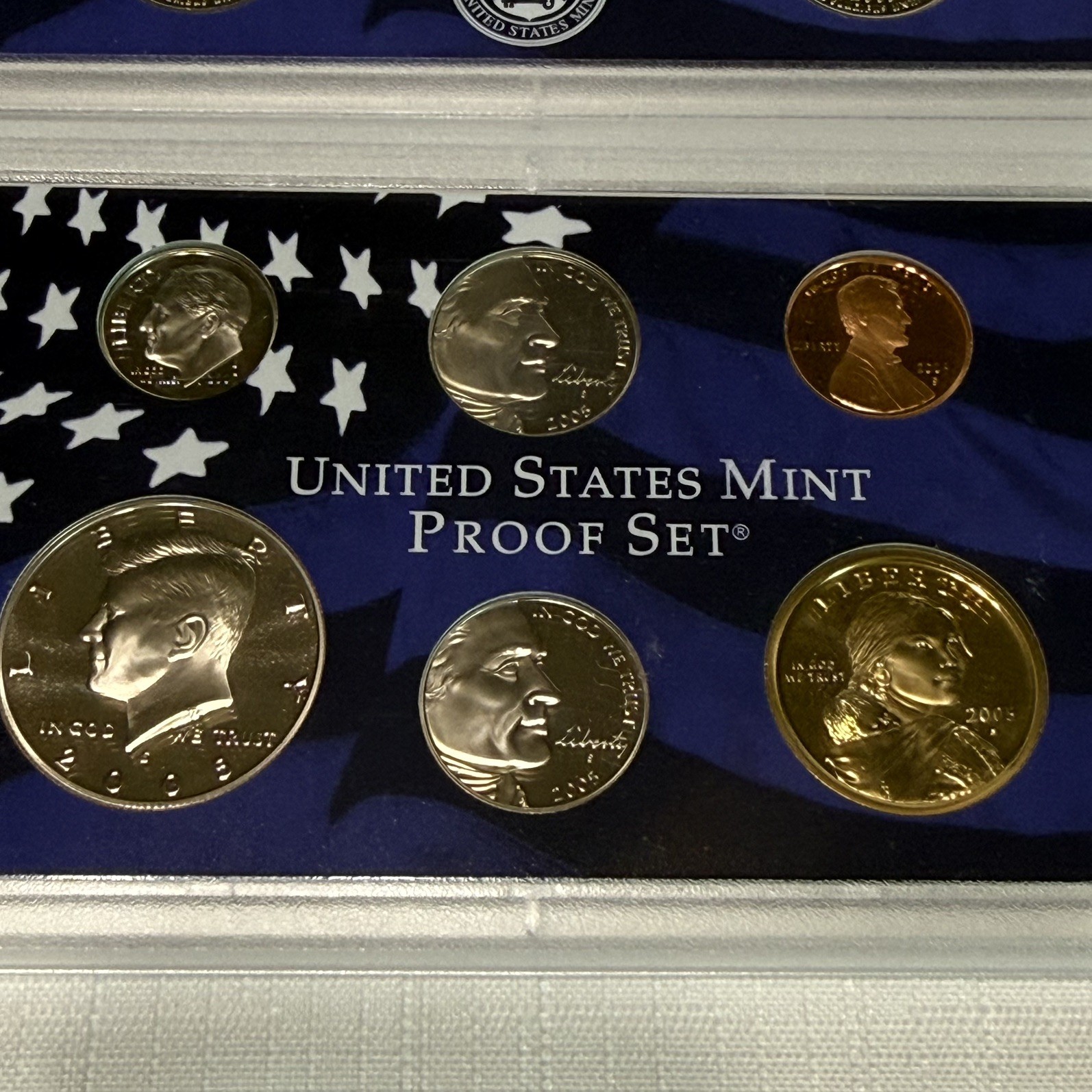 2005 Clad US Mint 10 COIN PROOF SET with COA Original Packaging COMPLETE