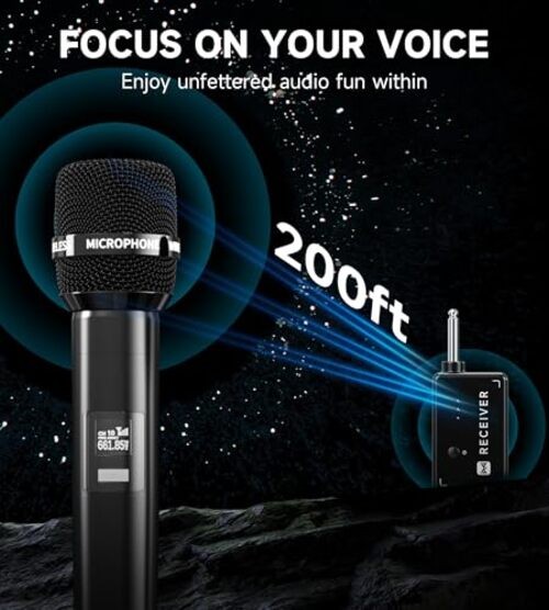 Wireless Microphones, Wireless Microphone with One-to-One Chip Connection,