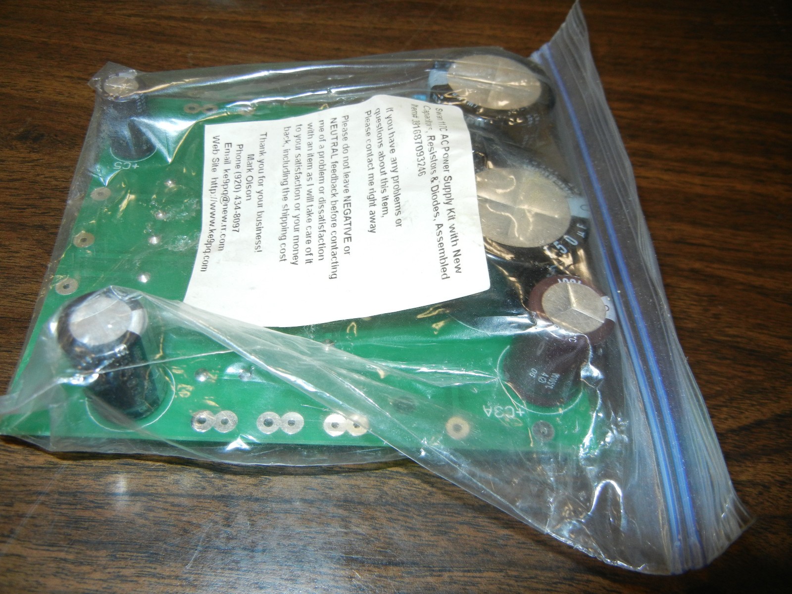 Swan 117-C Ham Radio AC Power Supply  ES4117C Rebuild Kit Electronic Specialties
