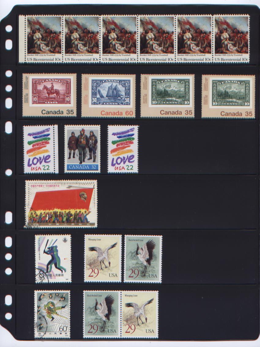 **ANCHOR 300 Stock sheets 6S Black sheet double sided / Free International ship