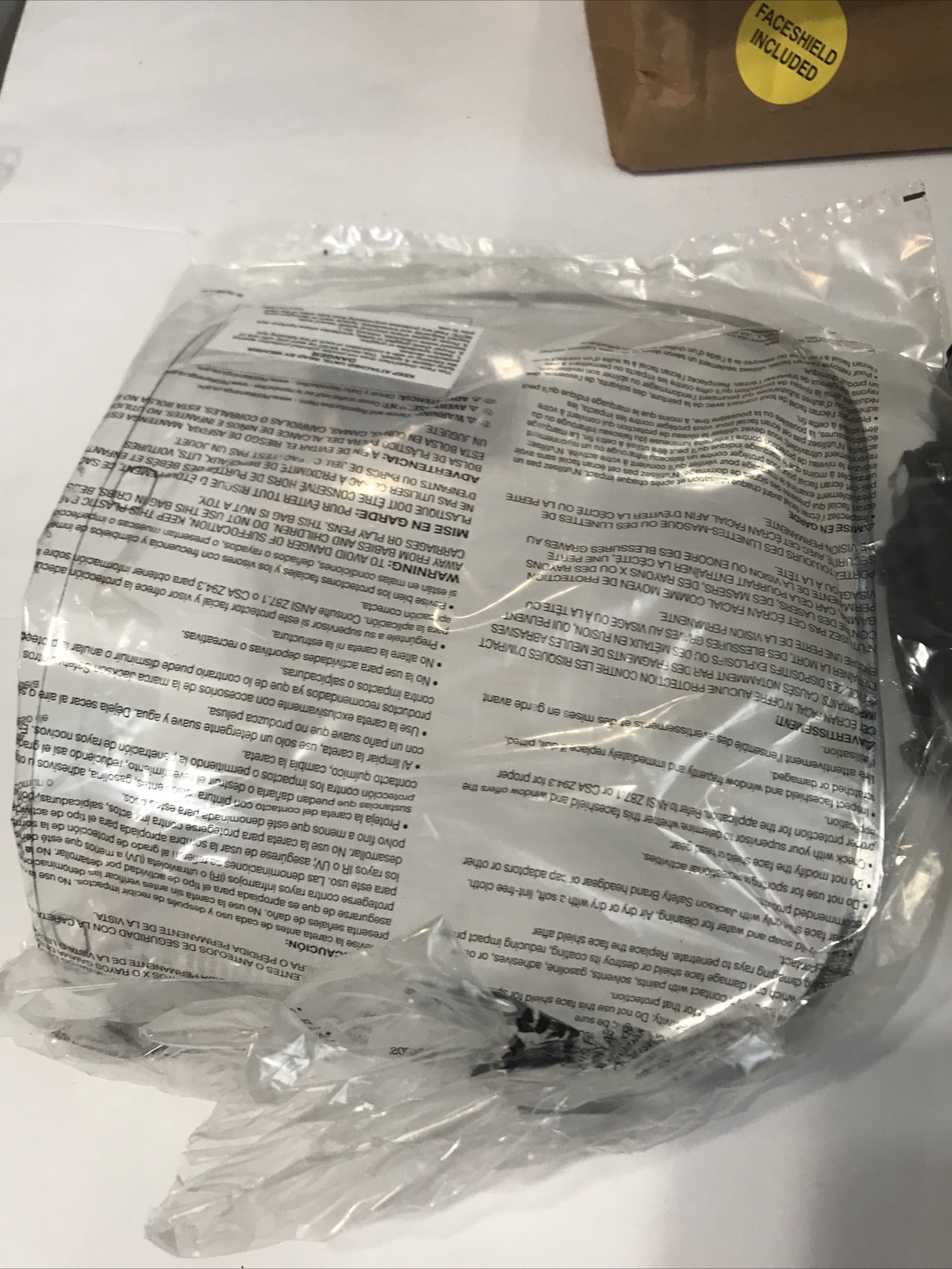 Jackson Model K Headgear with Clear Face Shield 14382. Rb