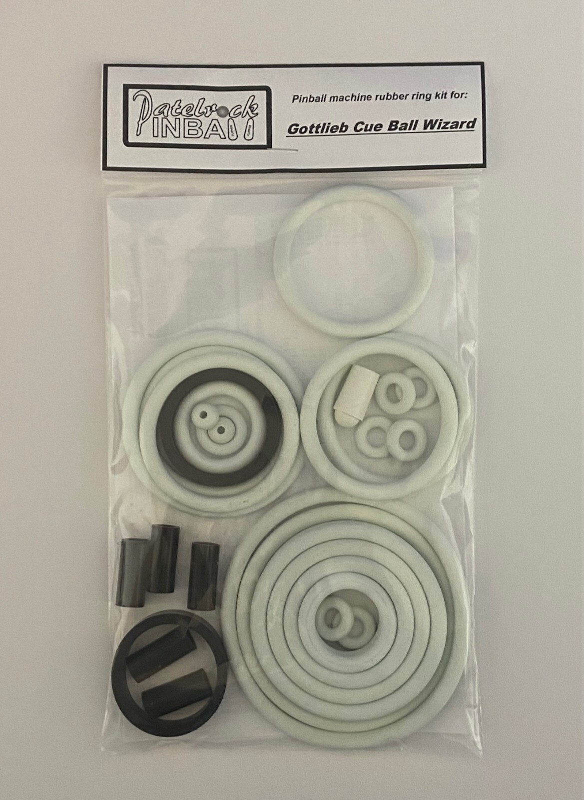 1992 Gottlieb / Premier Cue Ball Wizard Pinball Machine Rubber Ring Kit