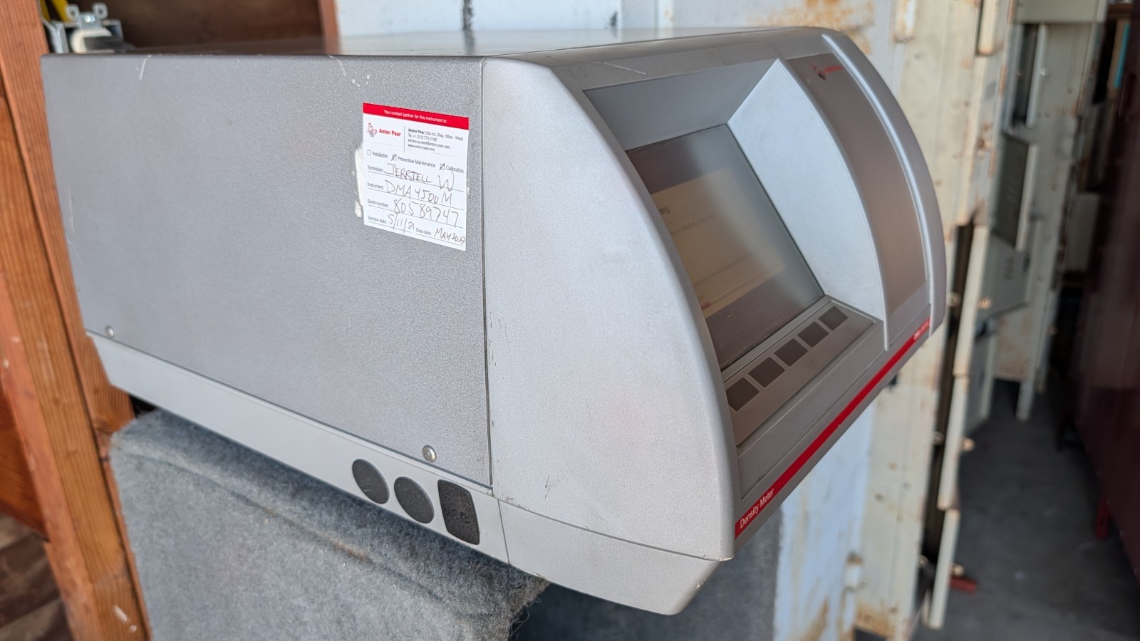 Anton Paar DMA4500M Density Meter Machine Working Densitometer Lab Measuring DMA