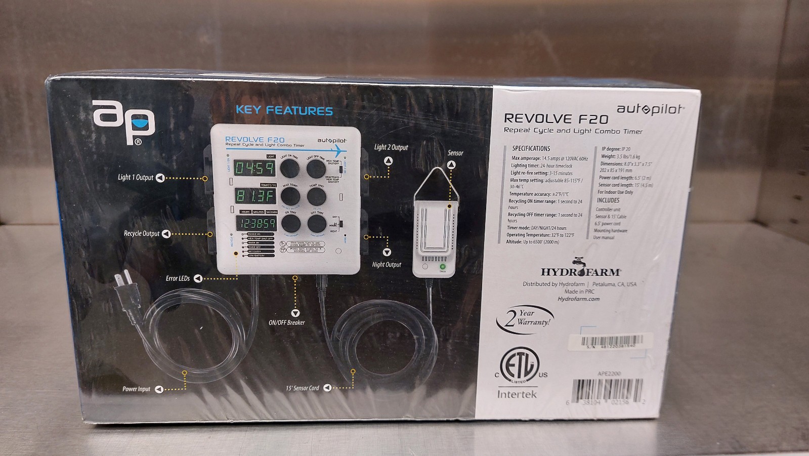 Autopilot REVOLVE F20 Repeat Cycle and Light Combo Timer (Brand New)