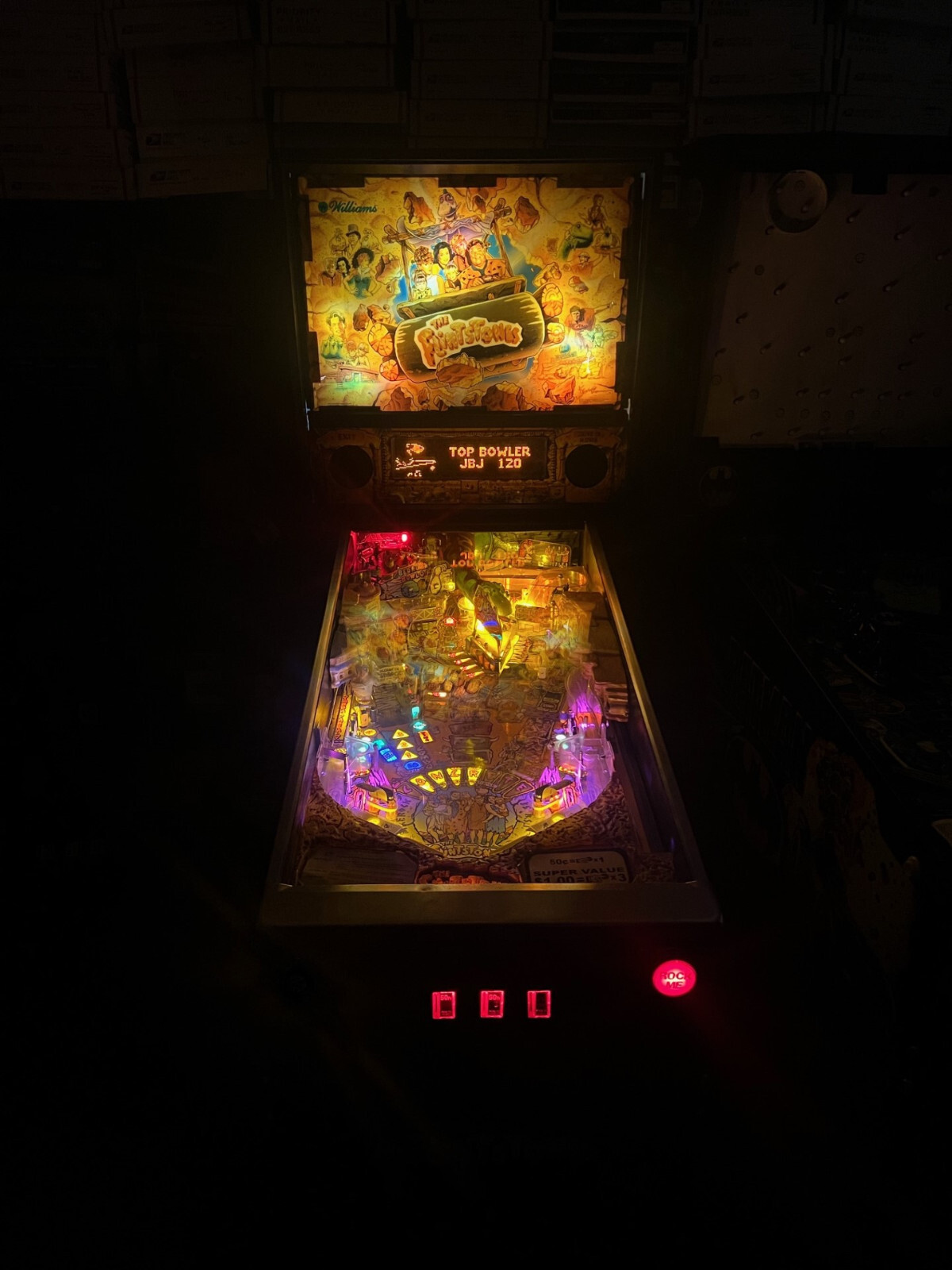 FLINTSTONES Complete LED Lighting Kit custom SUPER BRIGHT PINBALL LED KIT