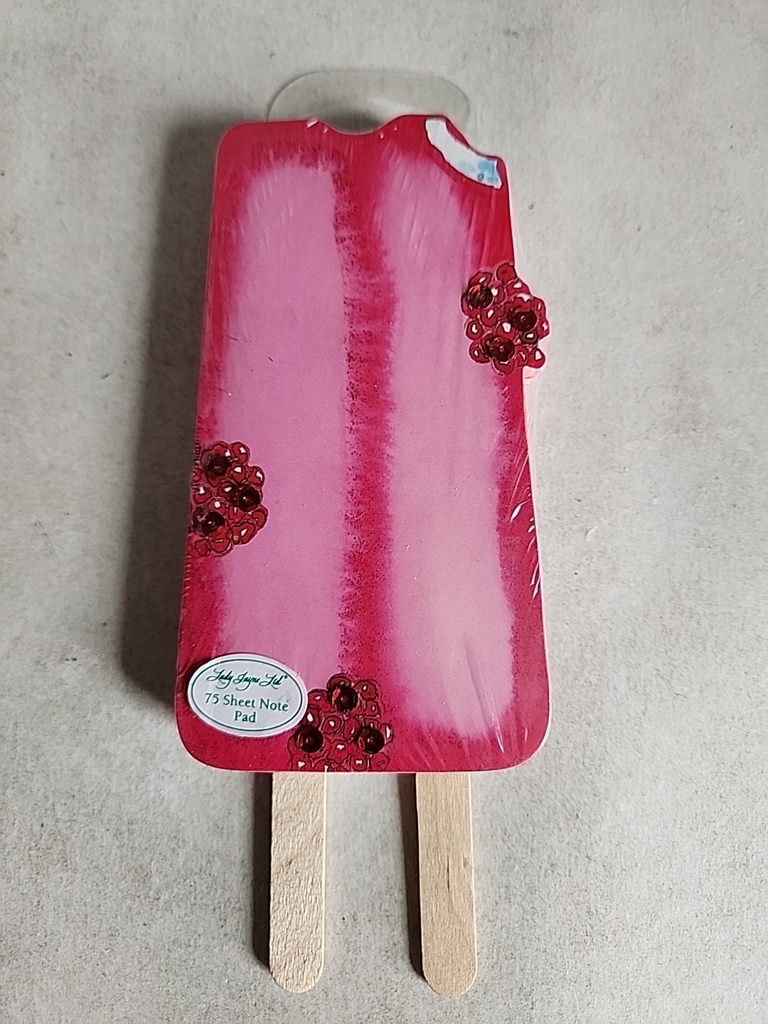 Lady Jayne Ltd. Ice Pop Popsicle Stick 75 Sheet Notepad Ice Cream New In Package