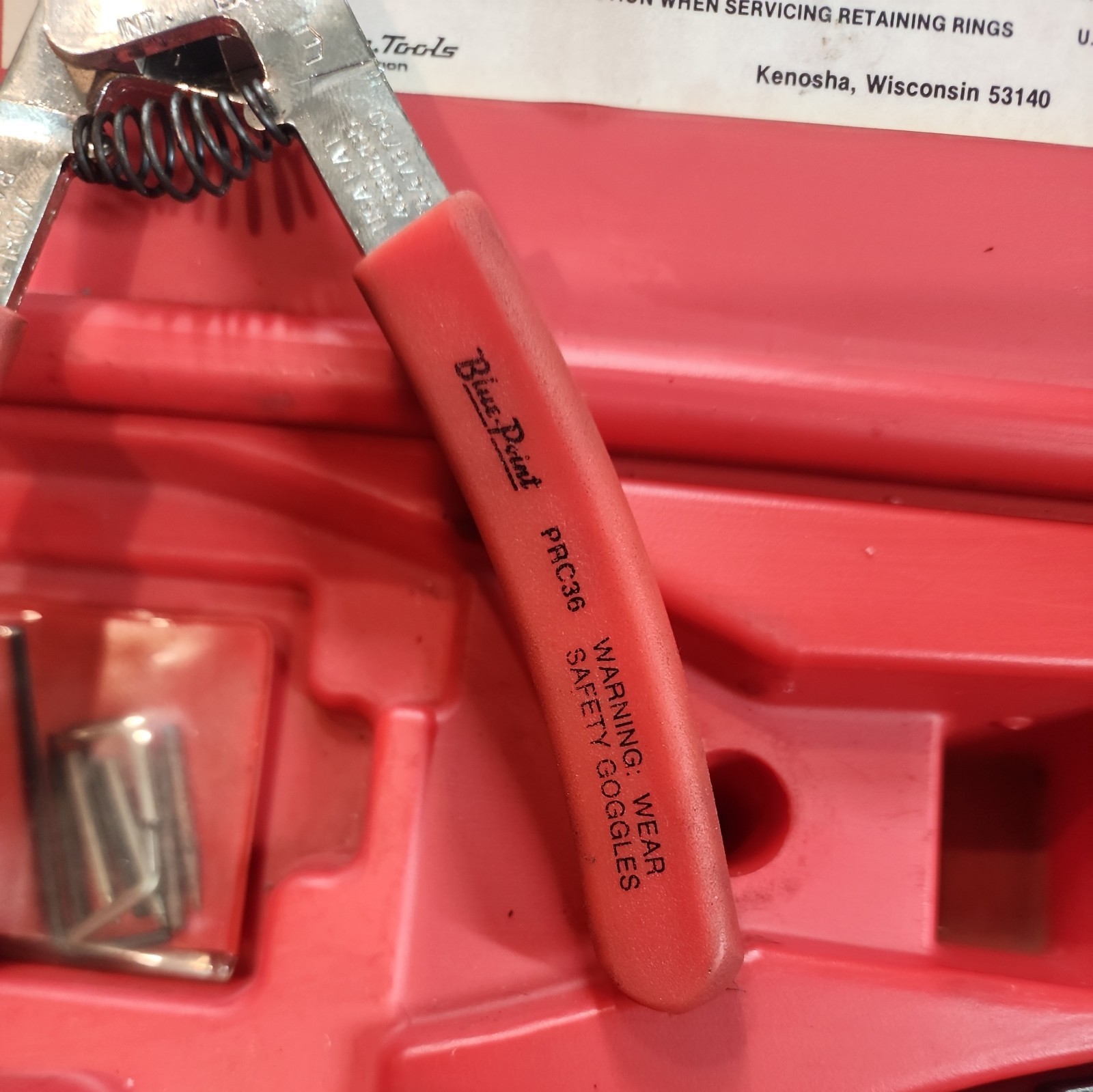 Blue Point Internal & External Snap Ring Pliers Kit PRCS3 by Snap On