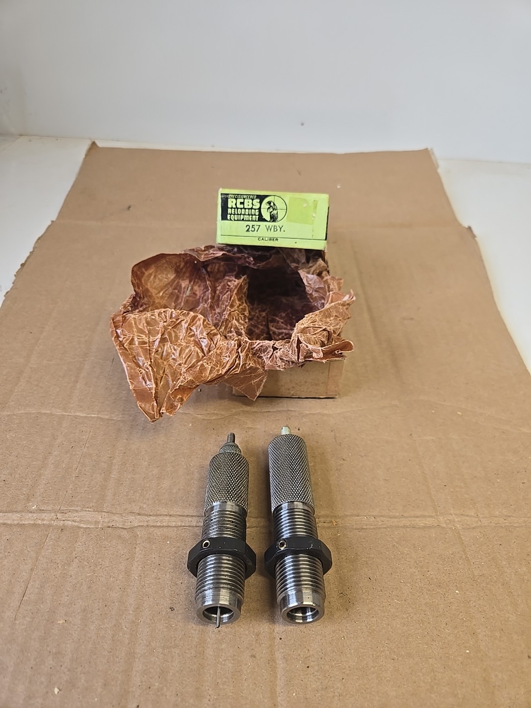 RCBS Full Length Die Set .257 WBY MAG Reloading Dies 2 Die Set In Original Box