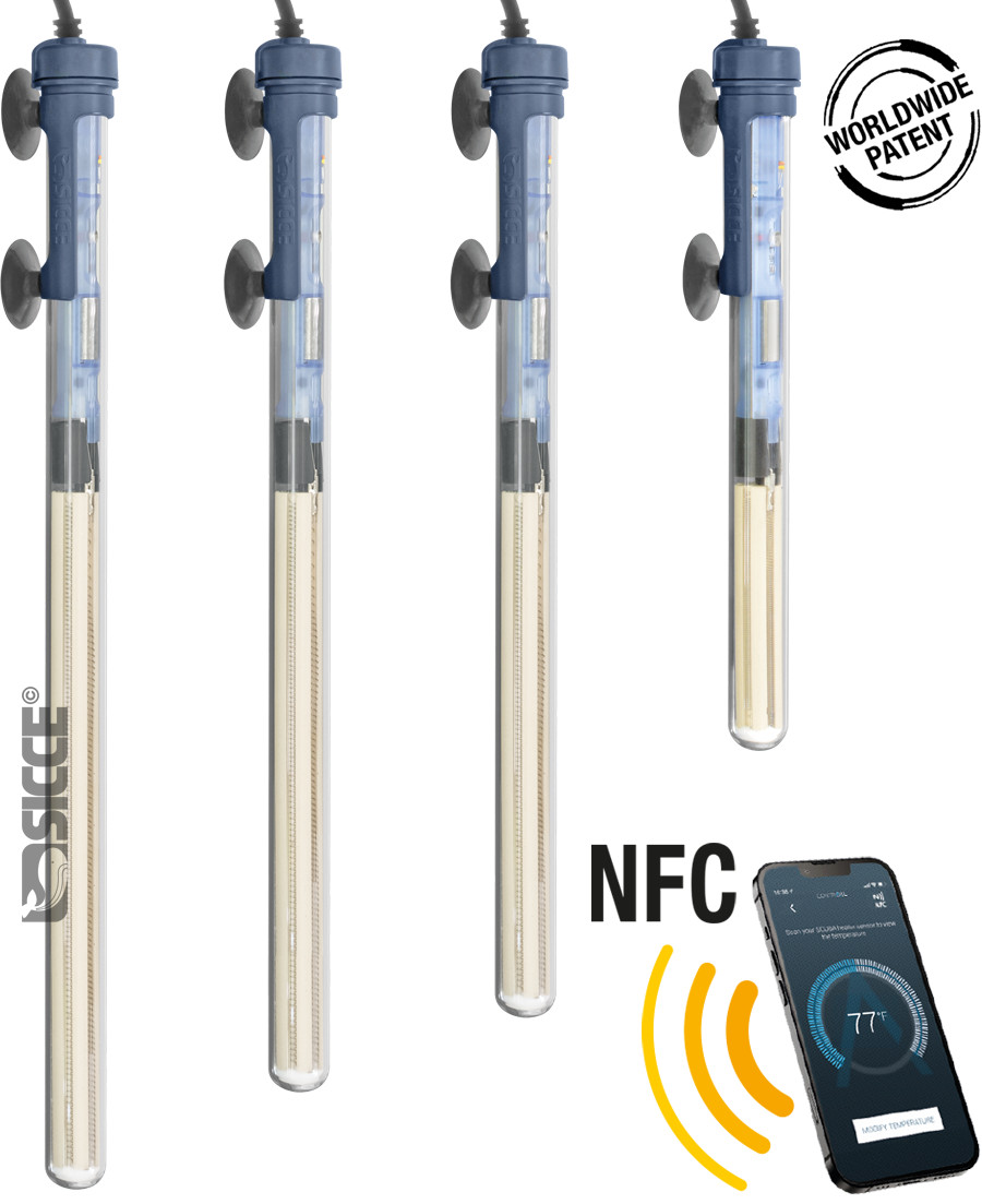 Sicce SCUBA ContactLess Submersible Aquarium Water Heaters (7 Sizes)