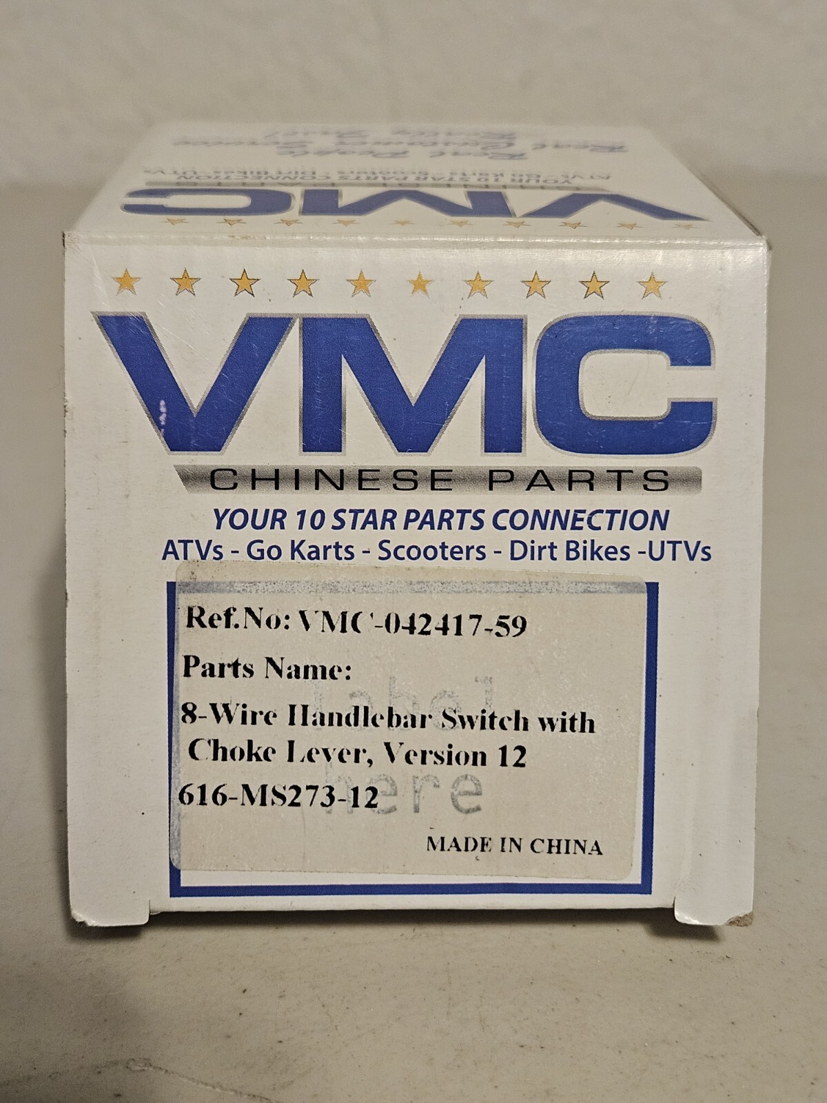 VMC 8-Wire Handlebar Switch With Choke Lever