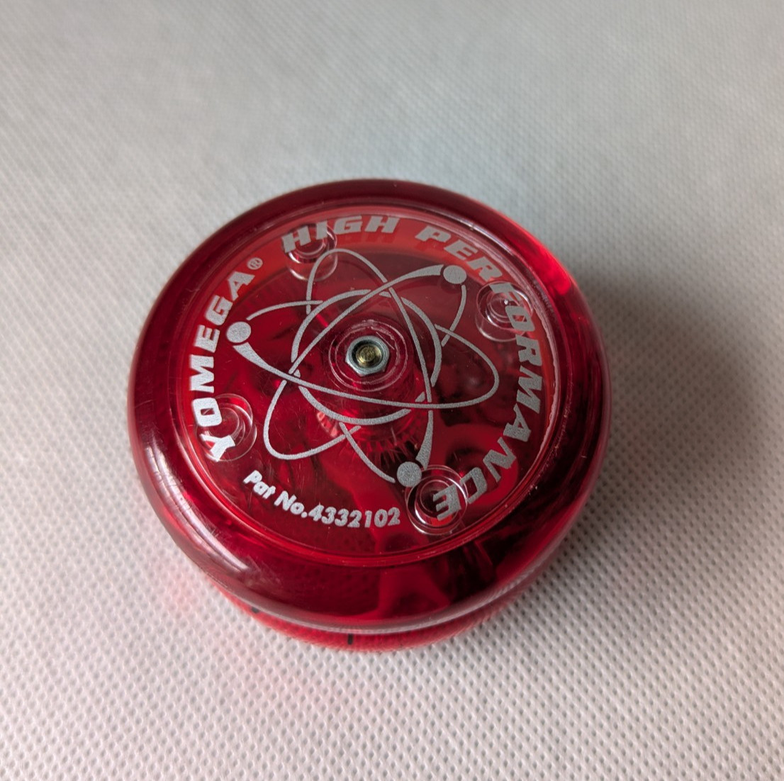 Vintage Yomega High Performance Red Yoyo (no string)