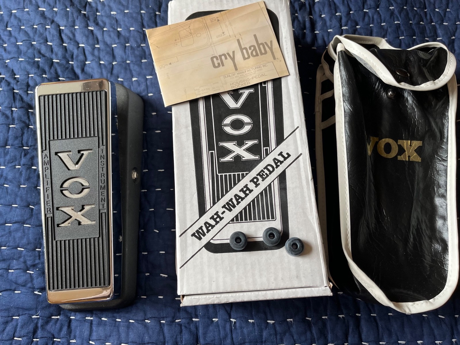 VOX Cry-Baby Wah-Wah V847 Guitar Effects Pedal with on/off LED MOD