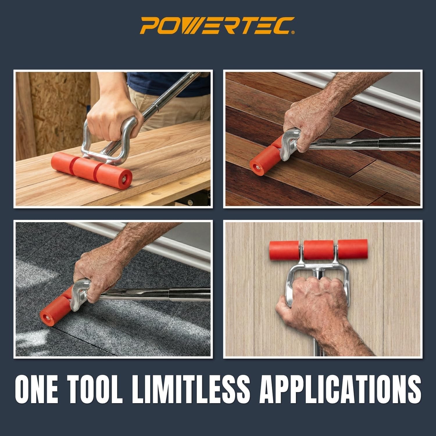 Heavy Duty Extendable Roller with Non-Slip Grip for Precision Rolling
