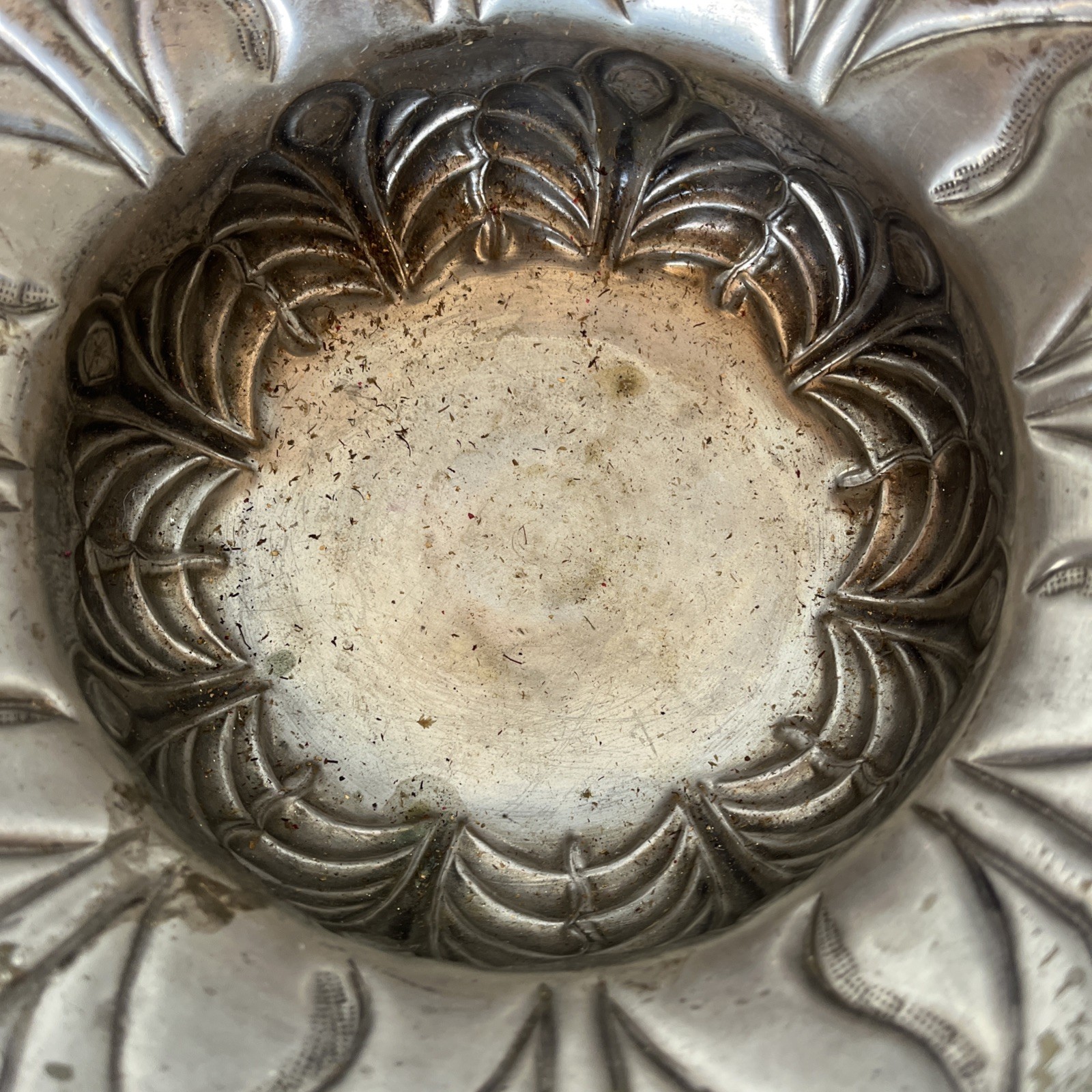 Vintage Silver-plated Pedestal Dish Or Footed Bowl, Nice Patina 11.5x6”