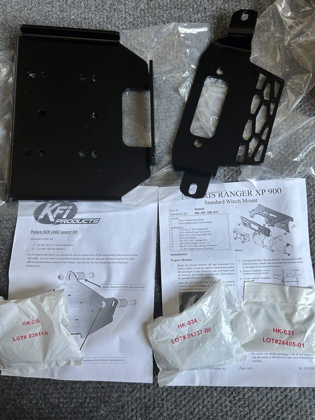 KFI 101220 Winch Mount