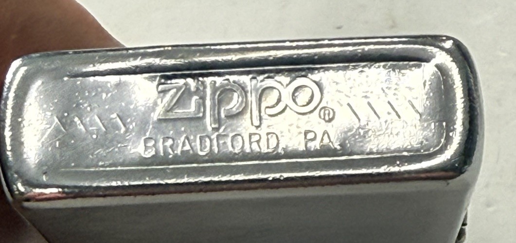 ZIPPO 1982 BRUSHED CHROME LIGHTER U278
