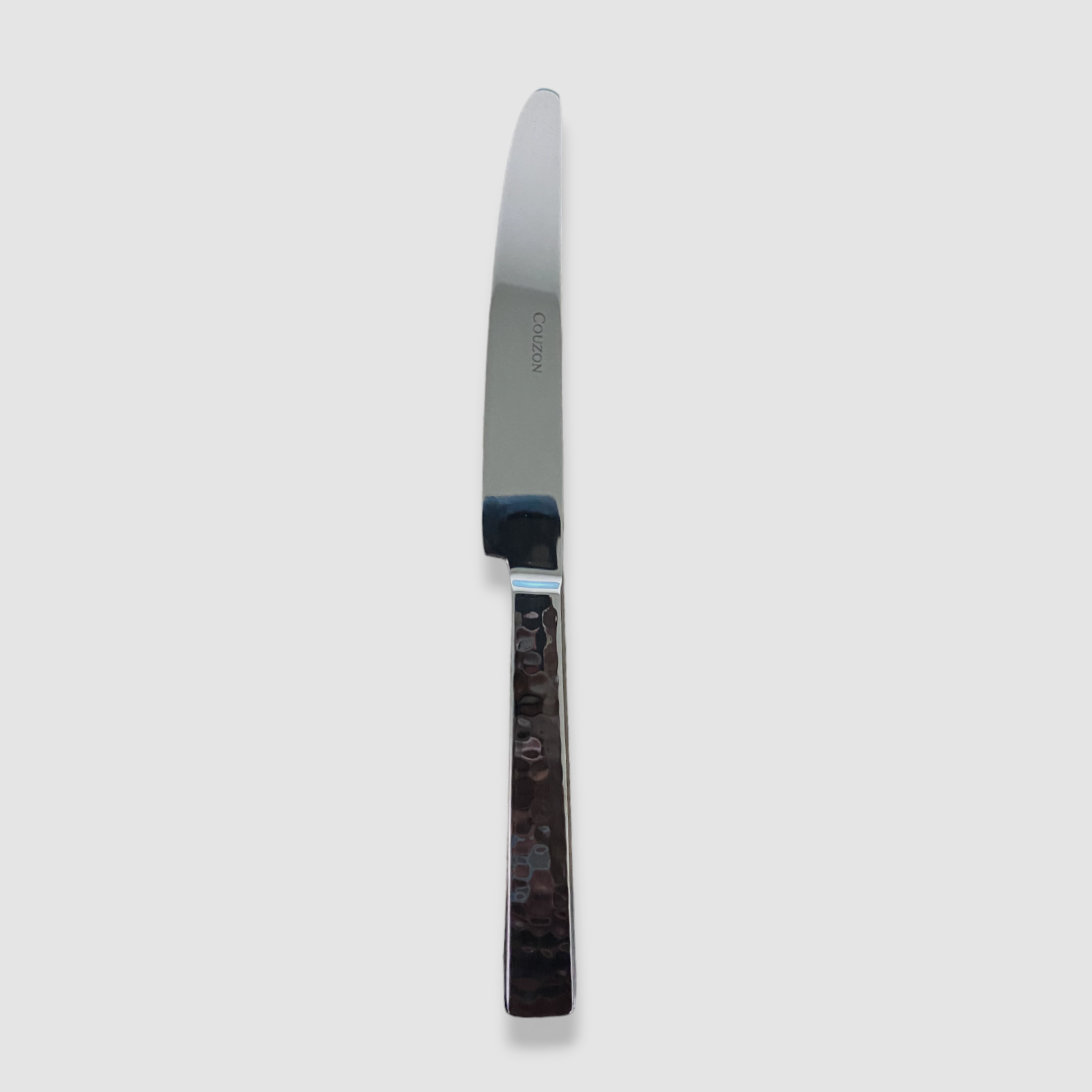 $36 Couzon Silver Ato Hammered Dinner Knife 2 Pack