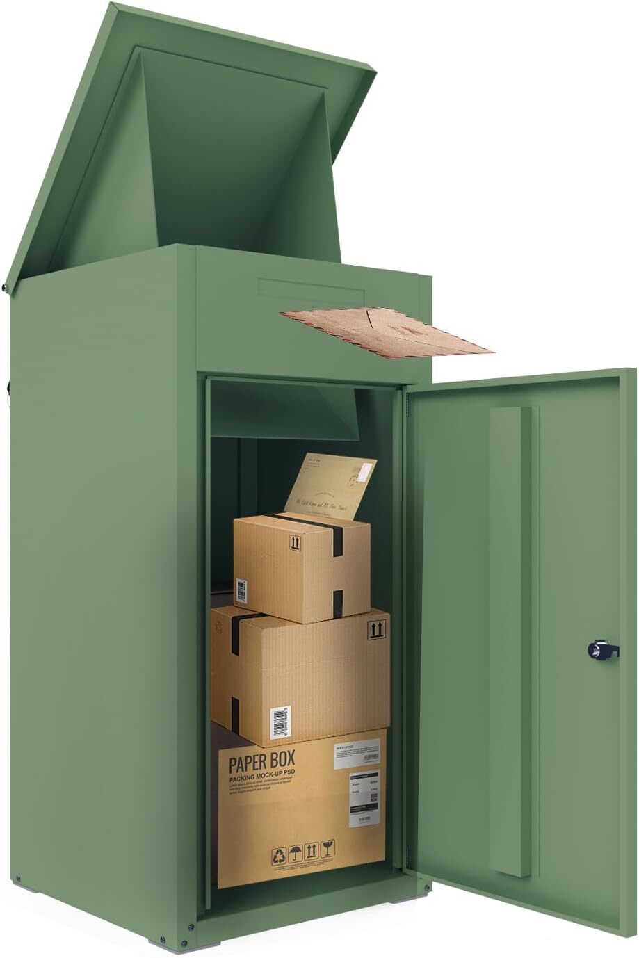 Large Package Delivery Box Storage Parcel Delivery Lockable Home Drop Container