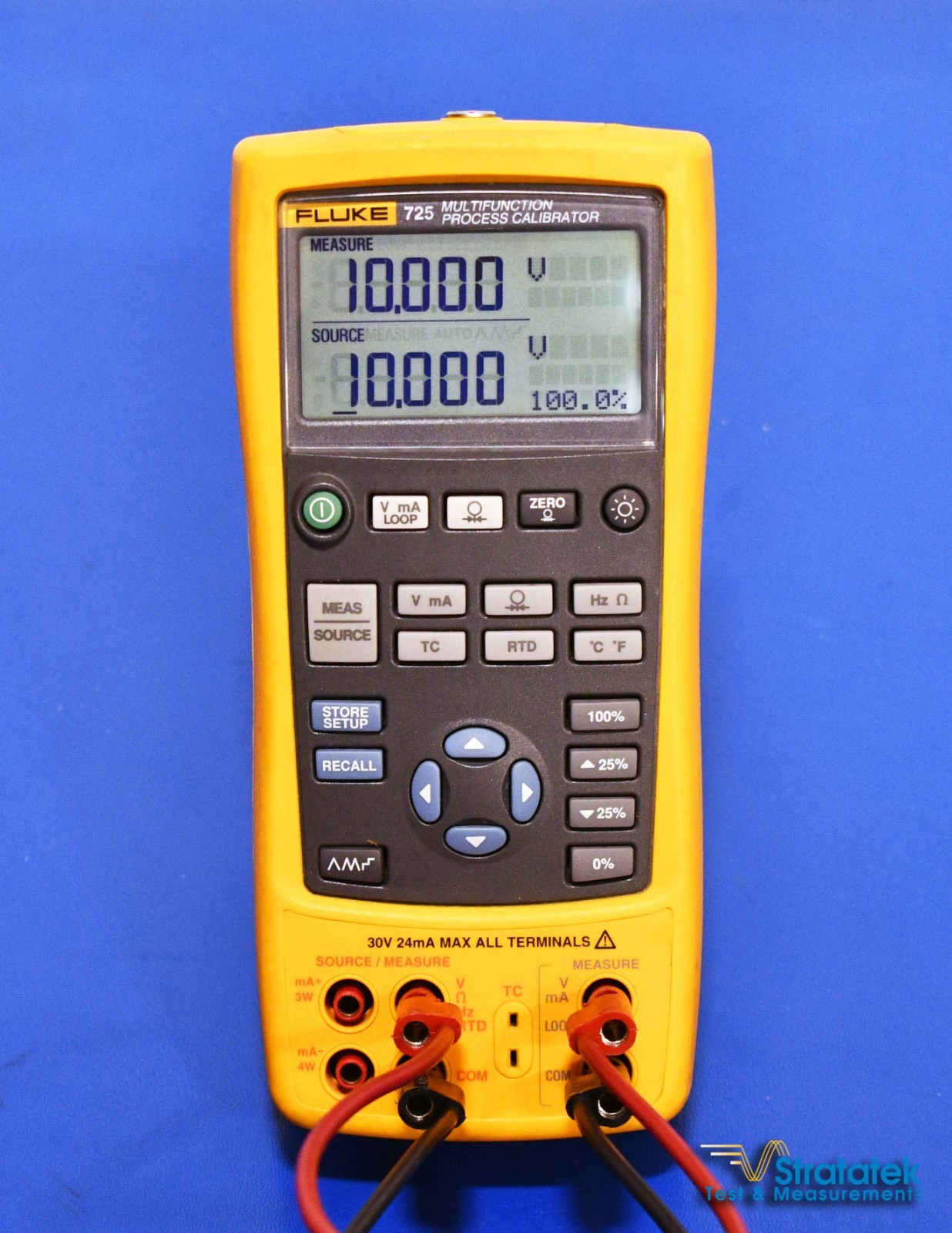 Fluke 725 Multifunction Process Calibrator NIST Calibrated with Data