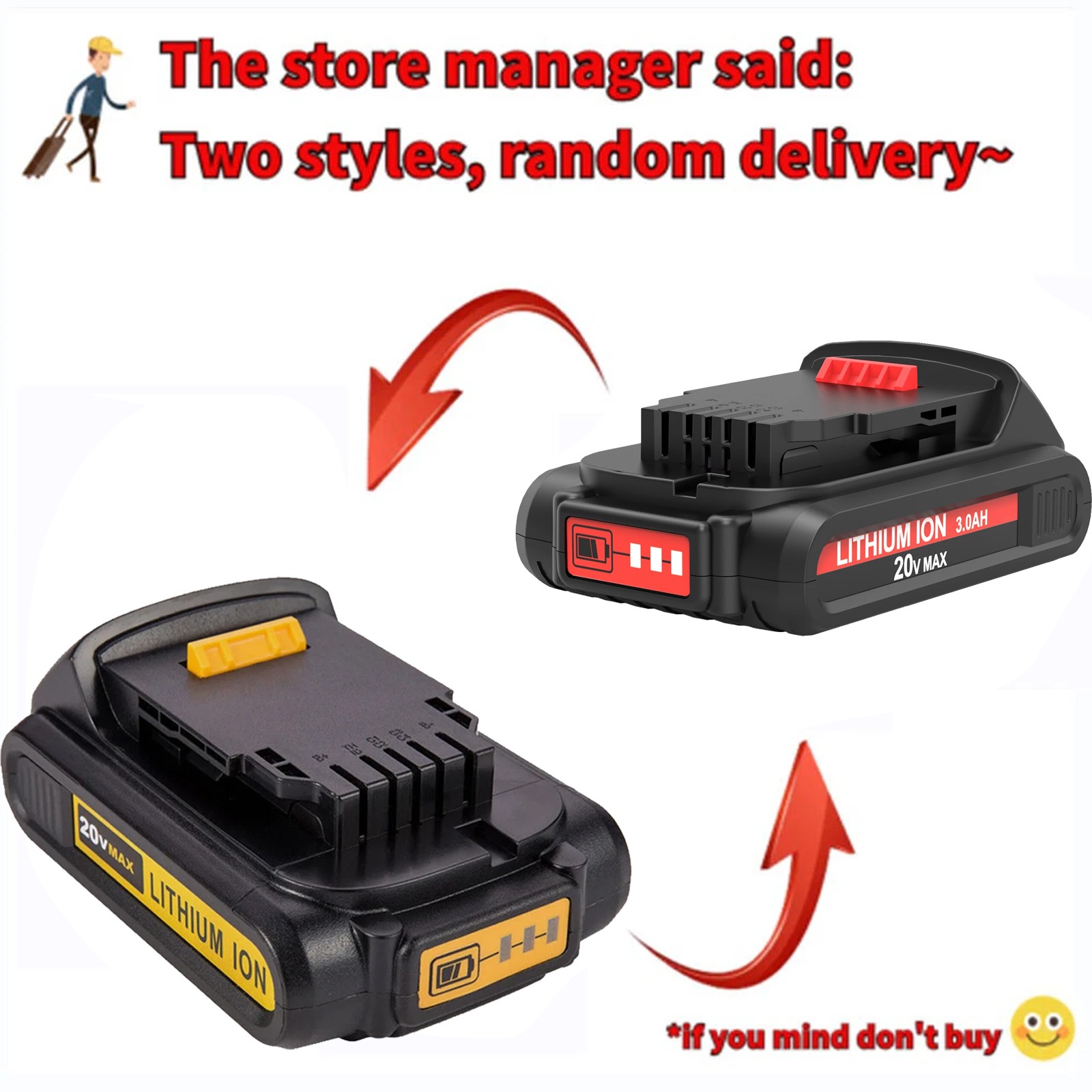3x 20V 3.0Ah Replacement Battery for DeWalt 20V MAX Tools DCB201 DCB203 DCB204