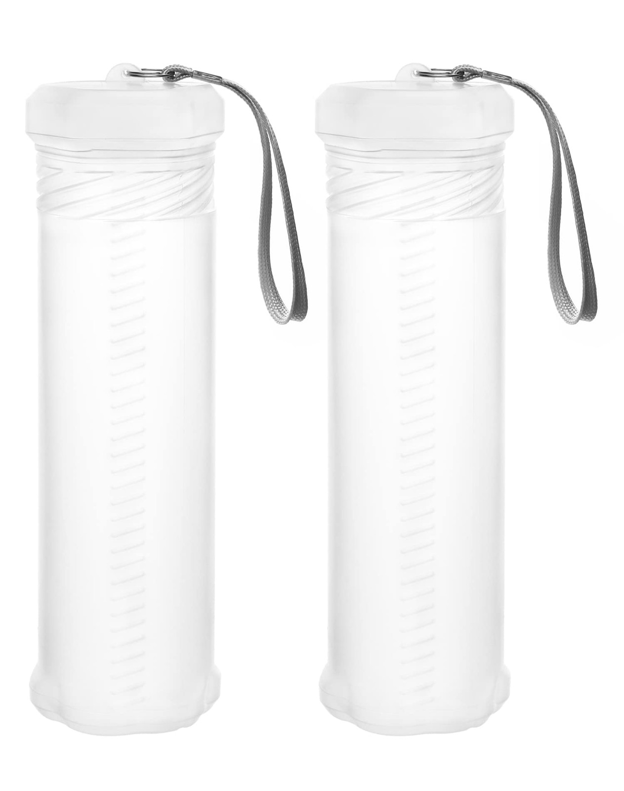 QWORK Extendable Artist Storage Tube - Durable Plastic, 2 Pack Adjustable Length
