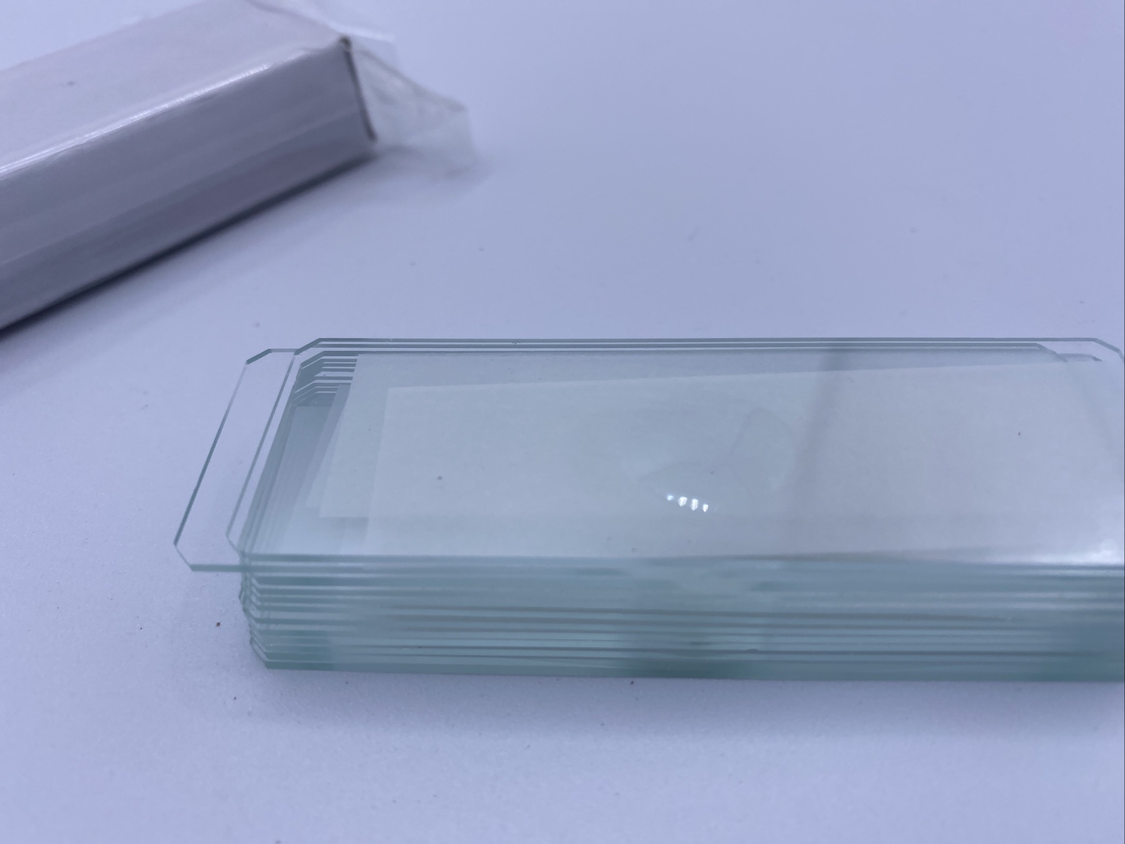 7103 Single Depression one well concavity slides Concave Glass Microscope Slide
