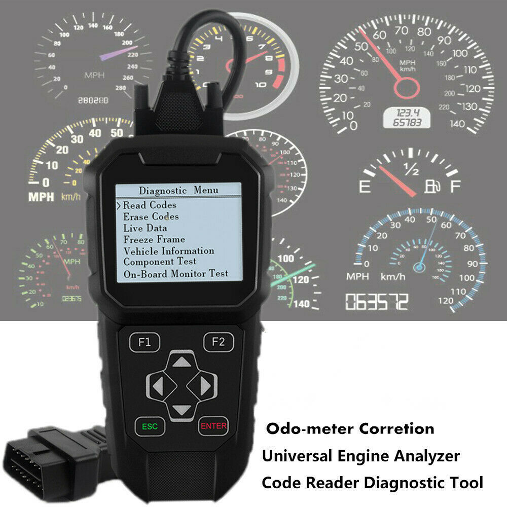 OBDPROG MT401 Odometer Correction Code Reader Mileage Adjustment OBD2 Scanner
