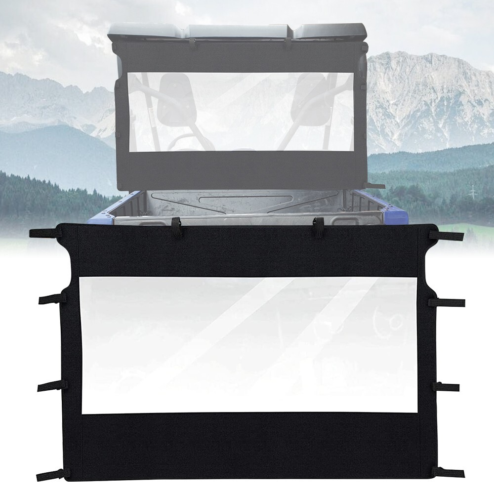 UTV Rear Window Shield Windshield For Yamaha Rhino 450/ 660/ 700 Massimo 500 700