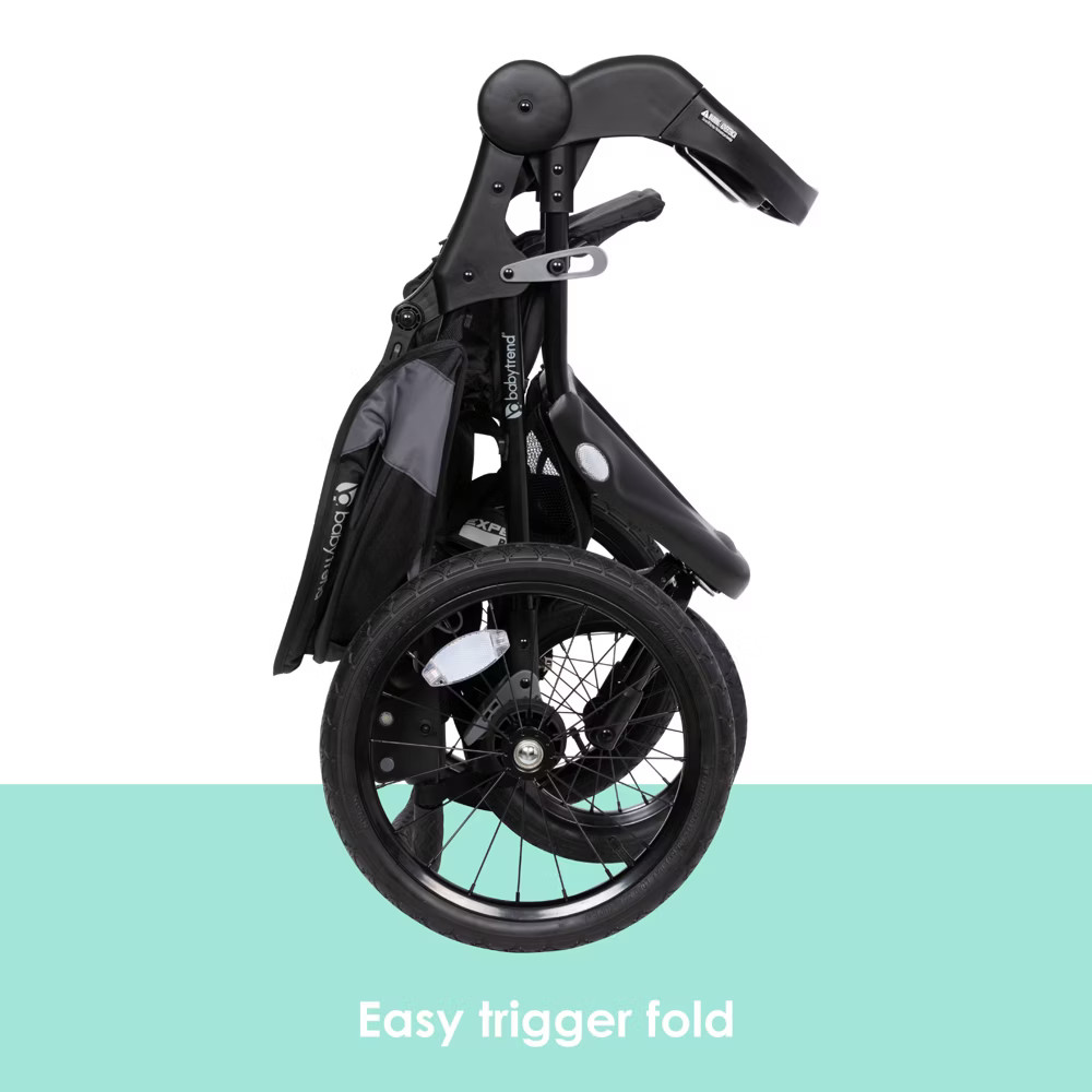 Baby Trend Expedition Plus Jogger with LED Safety Light - Madrid Black