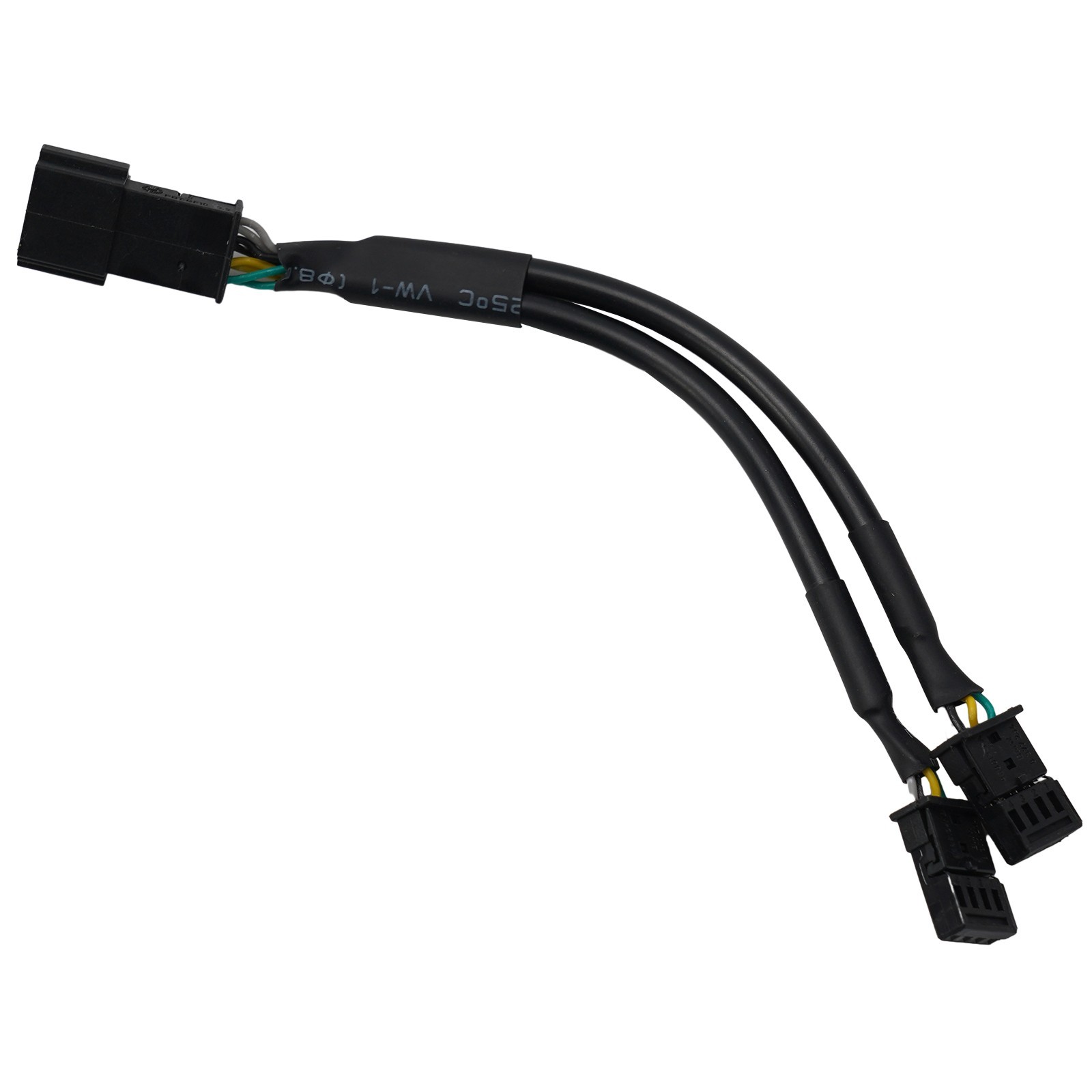 ECU Y Splitter Cable Adapter 15cm Length Black Cable Adapter Controller