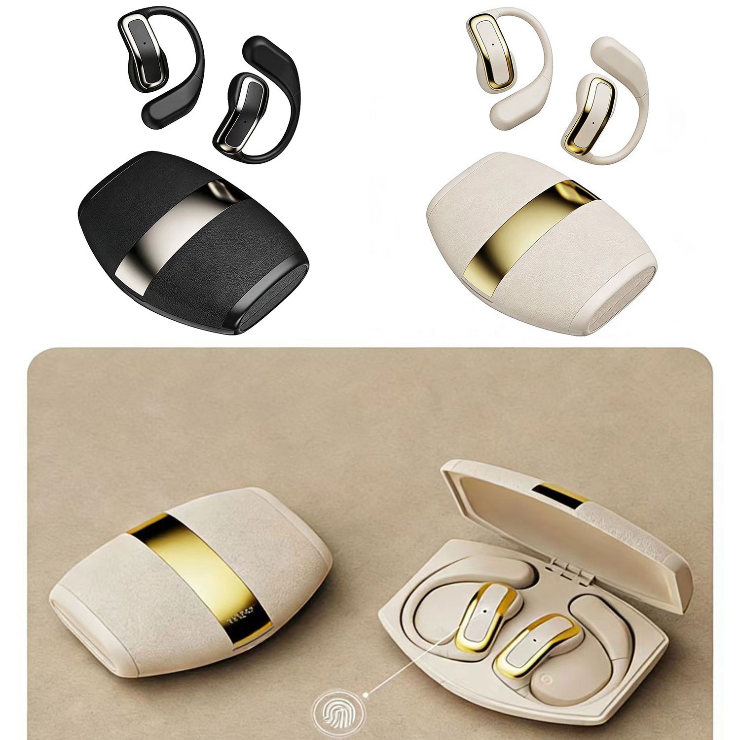 For iPhone 15 Plus/15 Pro Max/Pro Wireless Open Earphone Ear-Hook Stereo Headset