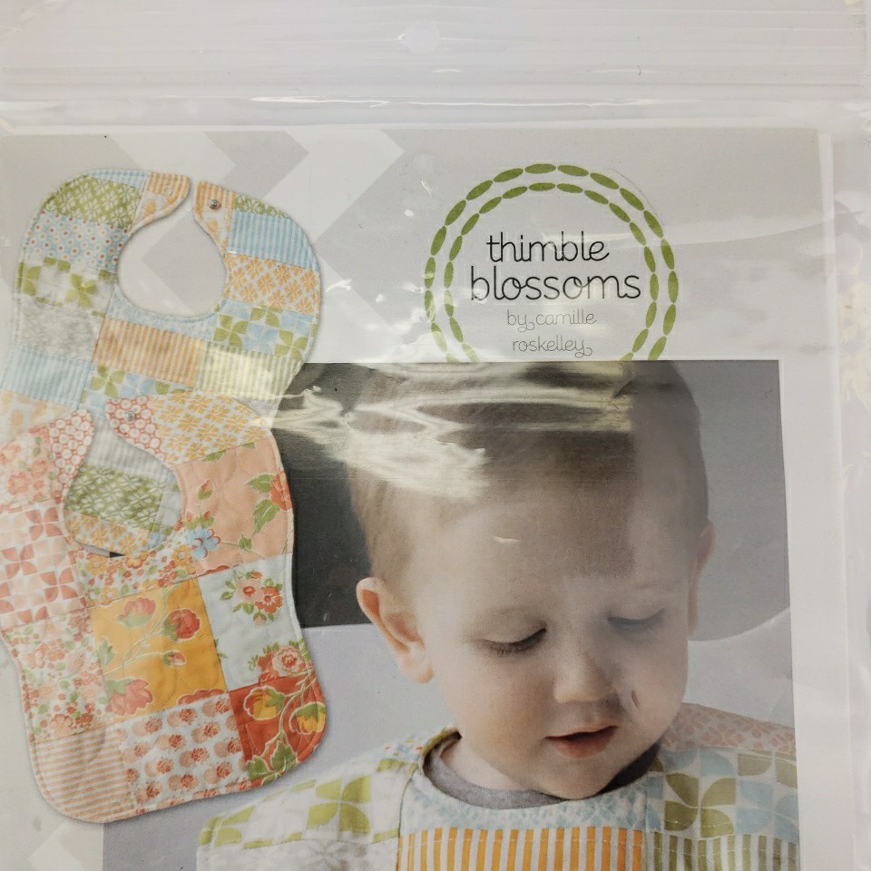 Thimble Blossoms Charming Bibs Pattern Quilted Baby Bib Pattern #153