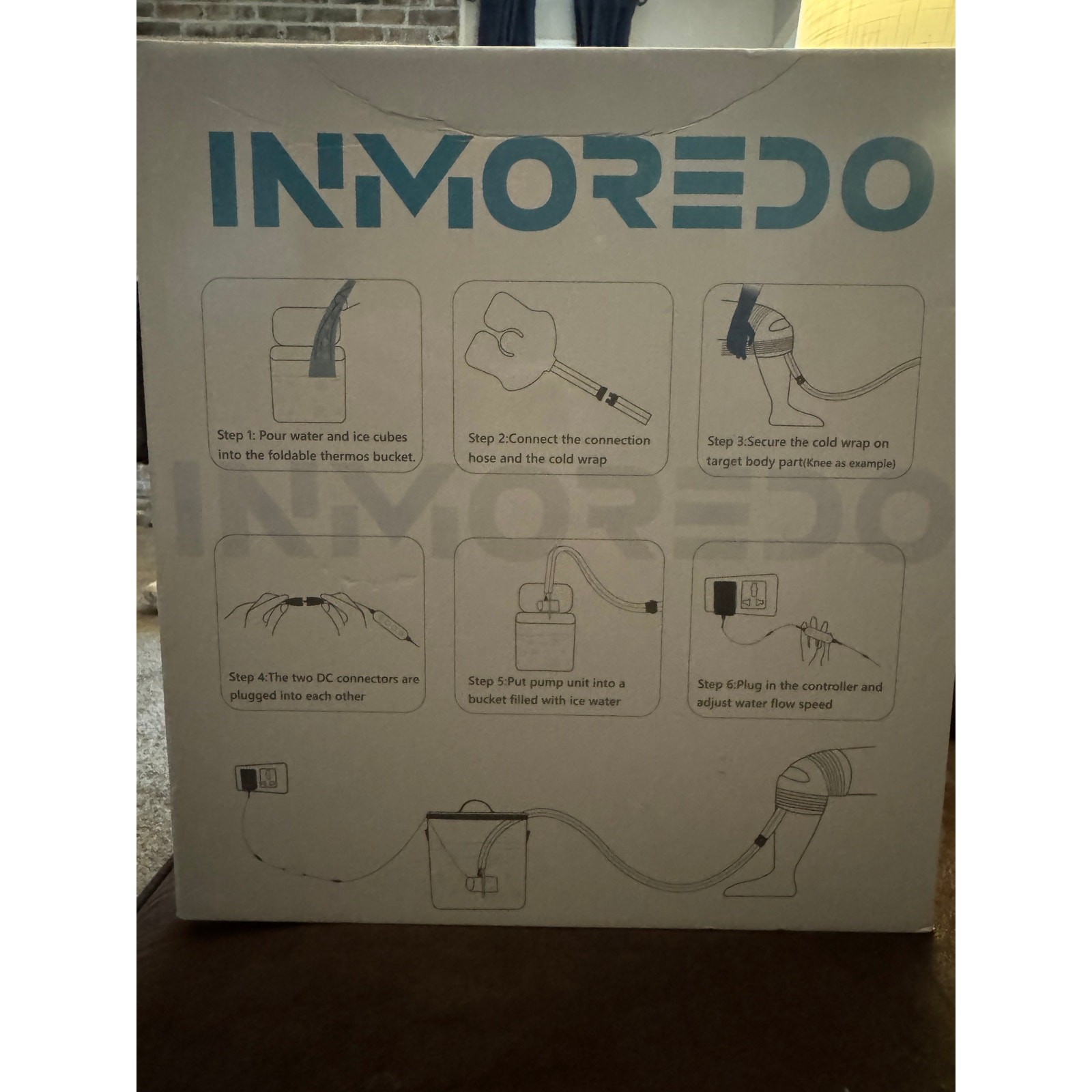 Inmoredo Portable Cold Therapy System Adjustable Knee Lightweight & Low Noise