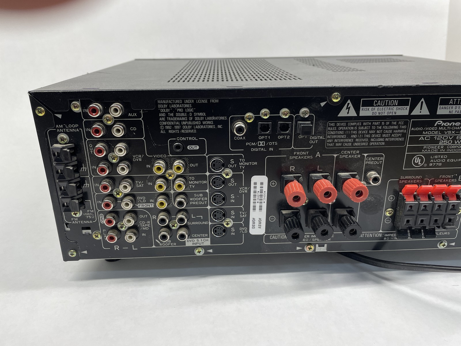 Pioneer VSX-D509S Audio/Video Multi Channel Receiver