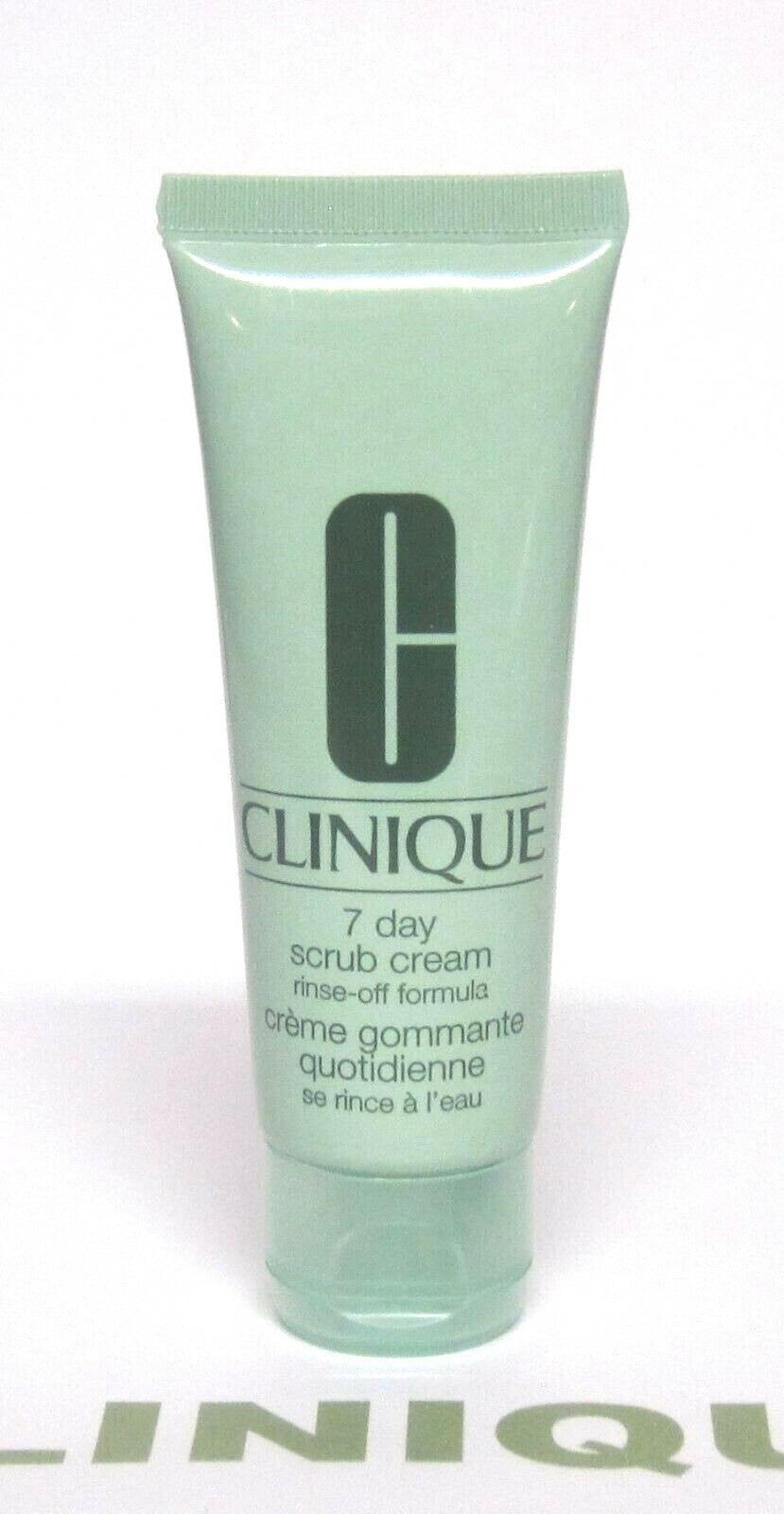 CLINIQUE 7 Day Scrub Cream Rinse-off Formula LARGER Size MINI (1.7oz/50mL)