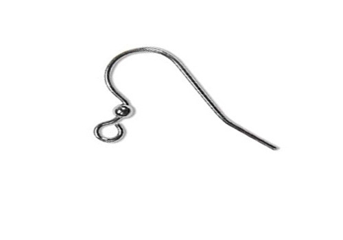 144 Black Oxide Earrings Earwires Ear Hook With Ball
