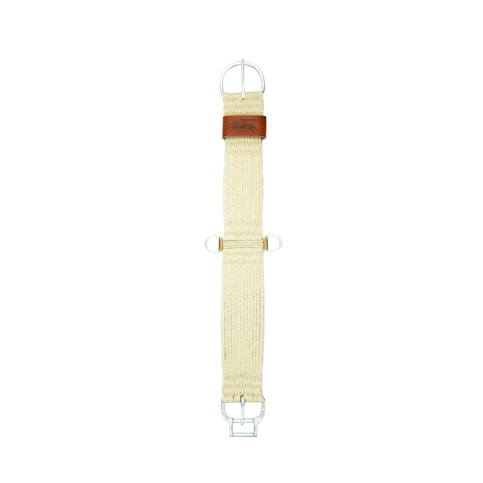 Weaver Leather 27 Strand Smart Cinch with Roll Snug Buckle - Natural Blend &