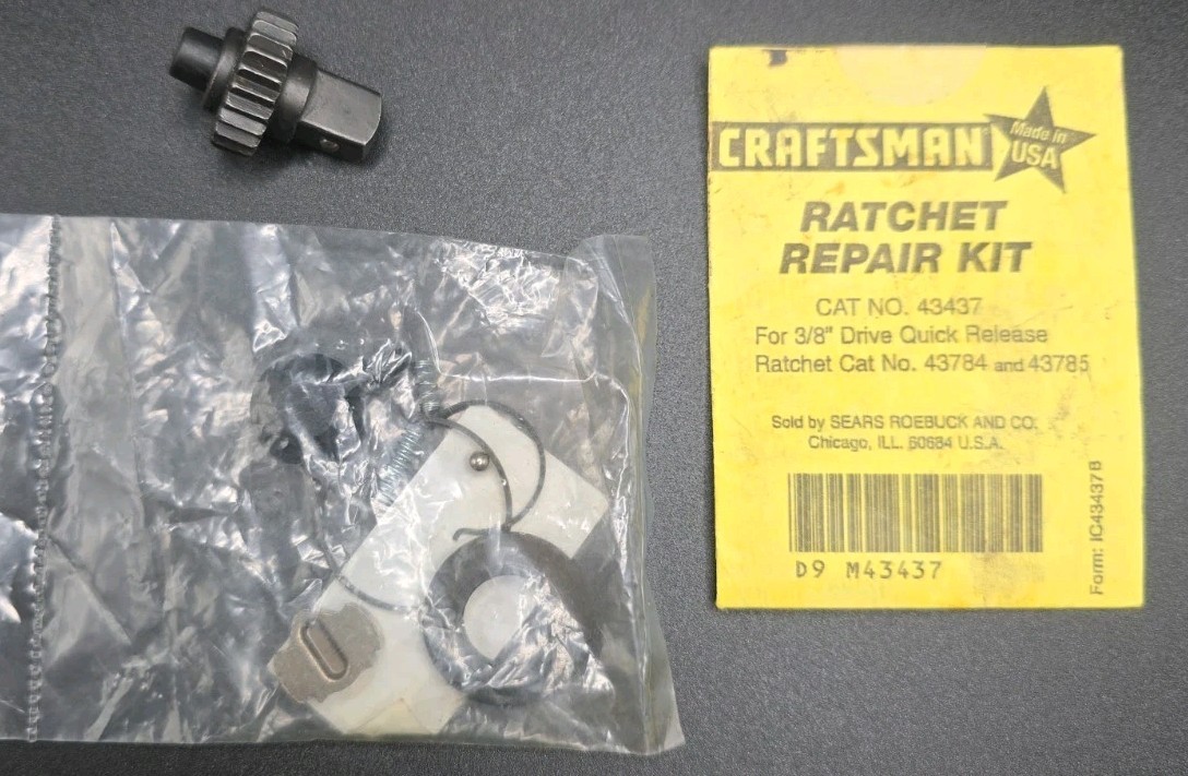 MADE IN USA CRAFTSMAN 3/8" Drive 43437 51064 RATCHET REPAIR KIT For 43784 43785