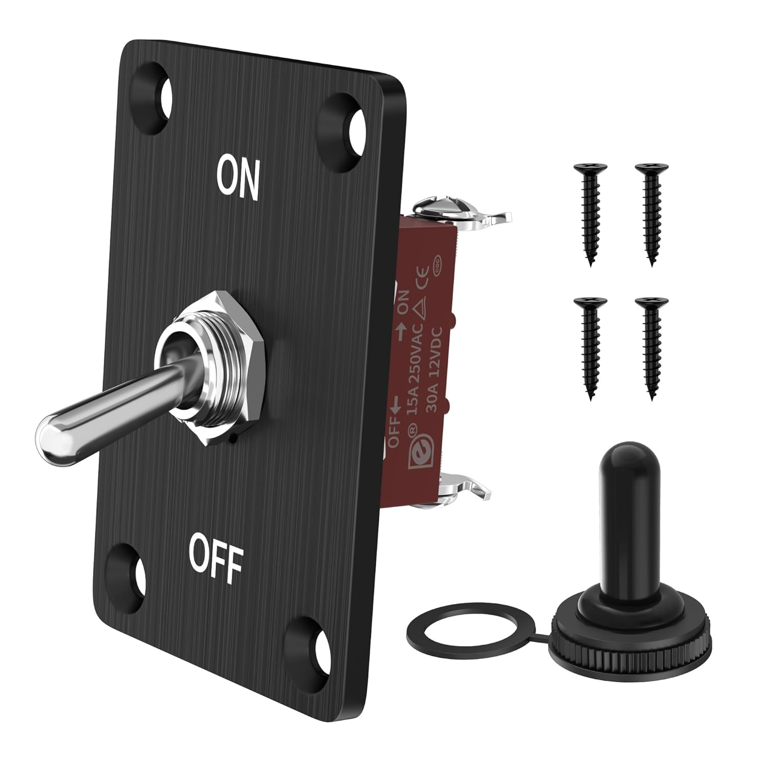 Heavy Duty Toggle Switch 12V DC 30A Waterproof Toggle